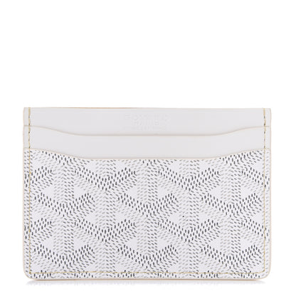 Goyard Goyardine Saint Sulpice Card Holder White 1 of 6