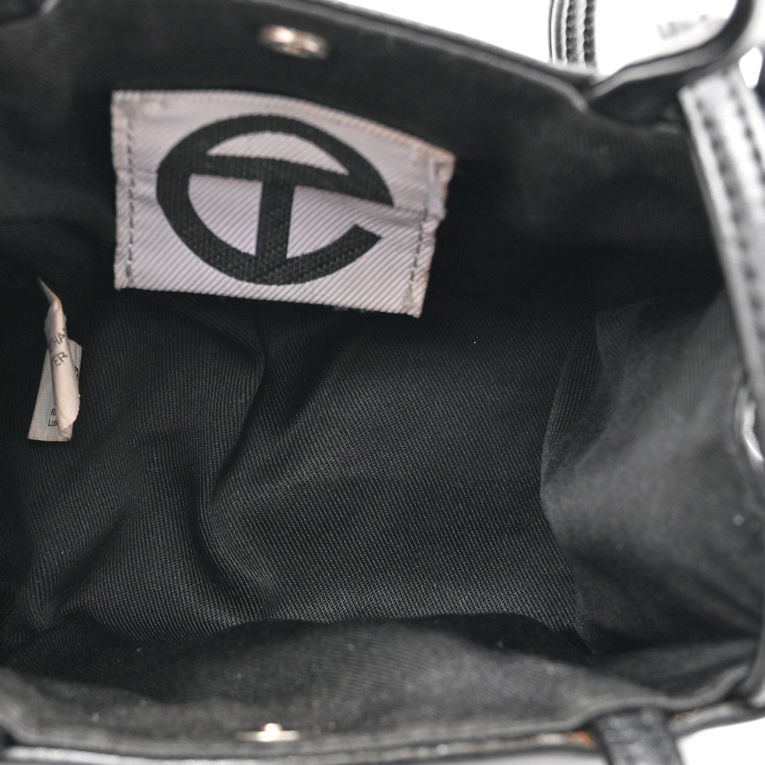 Telfar Vegan Leather Small Shopping Bag Black 5 of 12