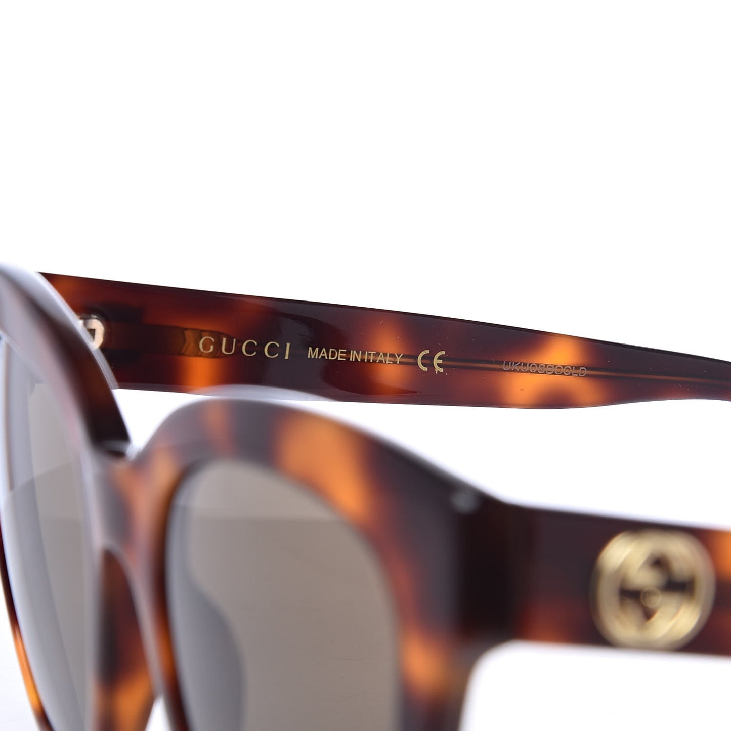 Acetate Square Frame Sunglasses GG0029S Tortoise