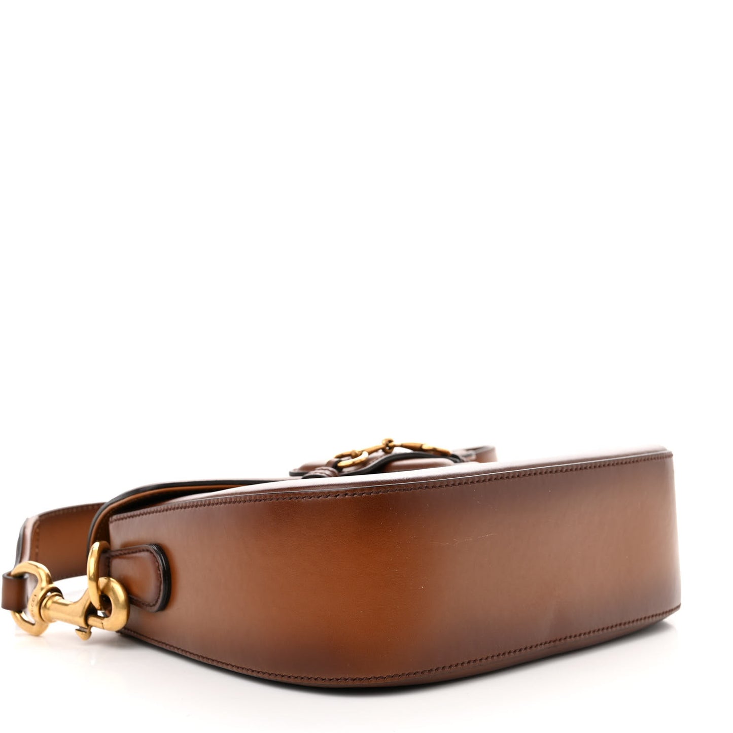 Calfskin Medium Lady Web Shoulder Bag Cuir