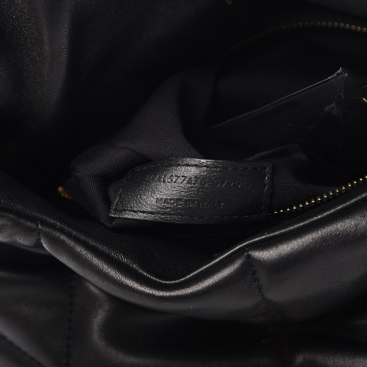Saint Laurent Lambskin Quilted Small Loulou Puffer Monogram Chain Satchel Black 7 of 10
