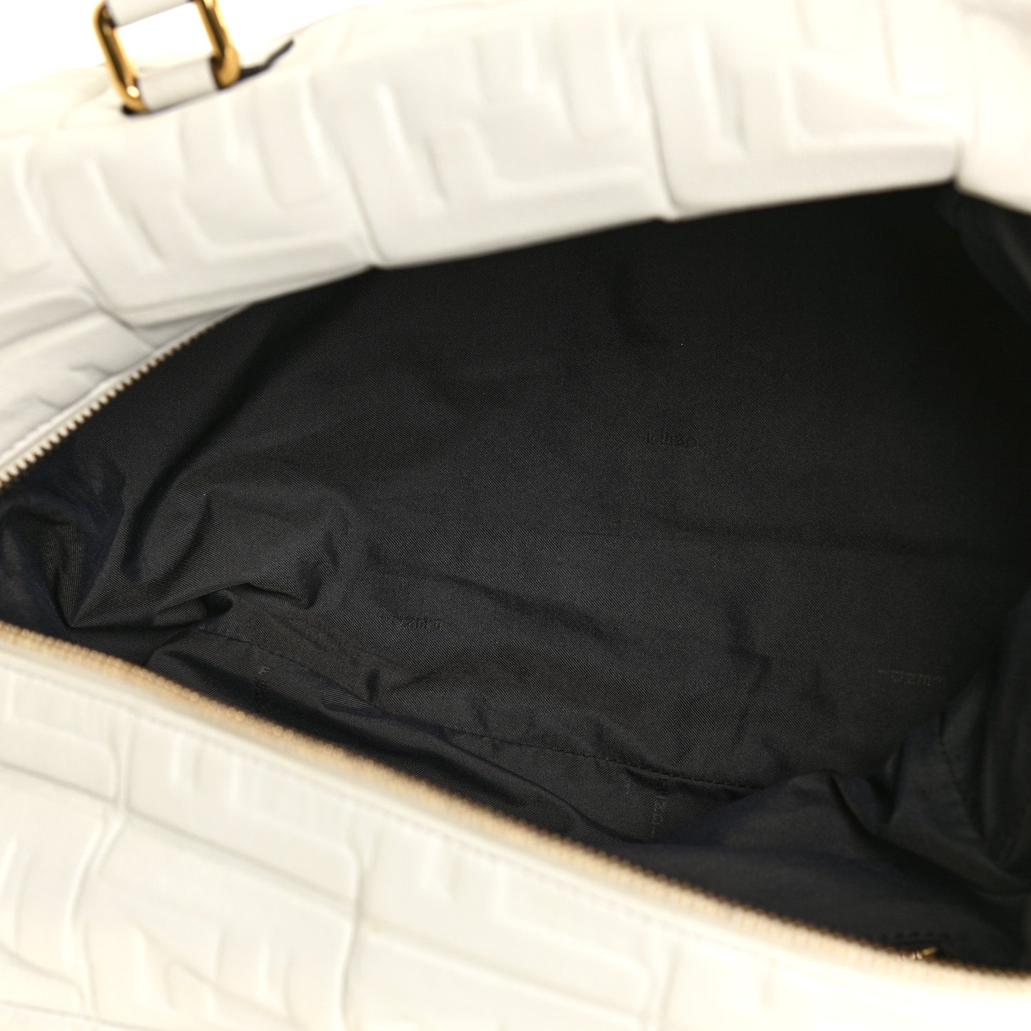 Nappa FF 1974 Embossed Small Boston White