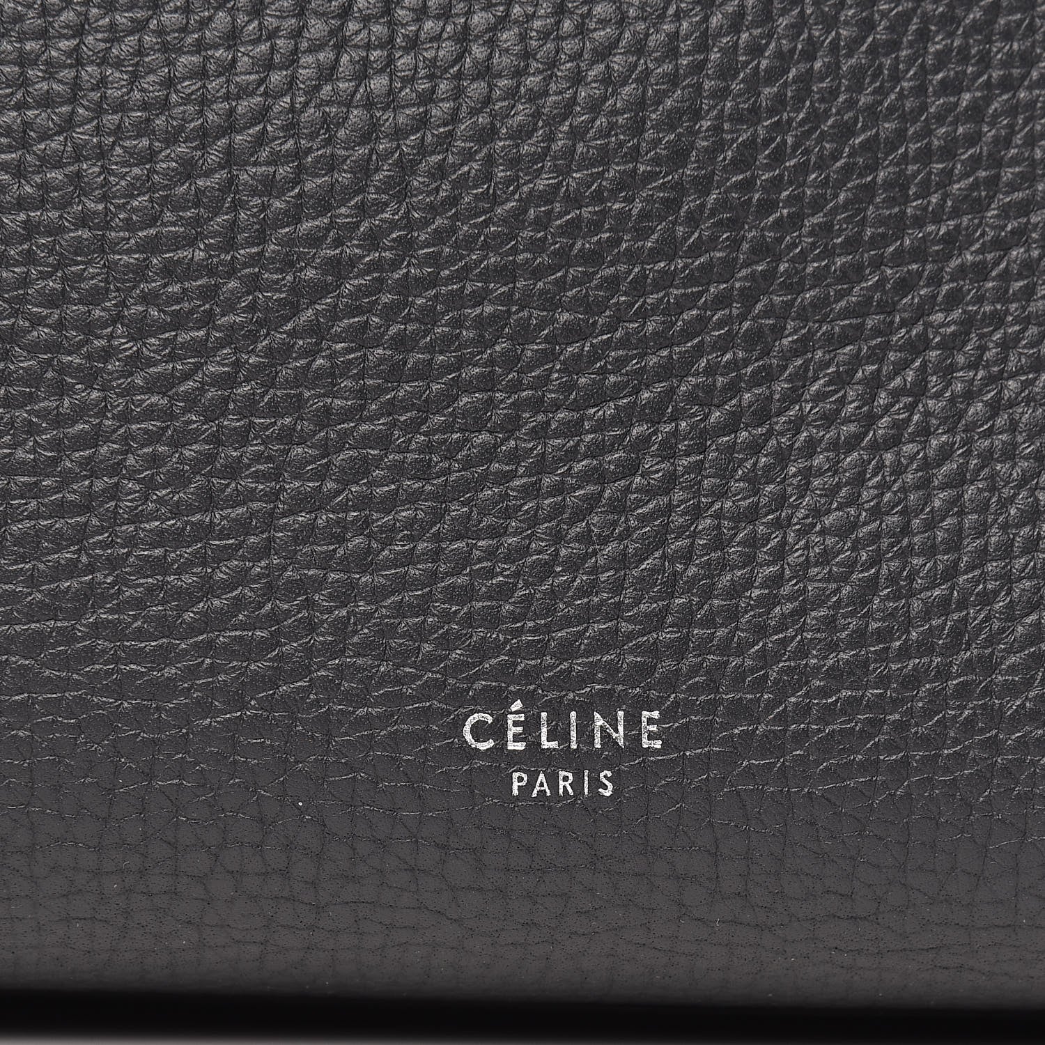 Celine Supple Grained Calfskin Small Long Strap Big Bag Anthracite 7 of 10
