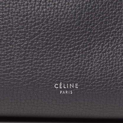 Celine Supple Grained Calfskin Small Long Strap Big Bag Anthracite 7 of 10