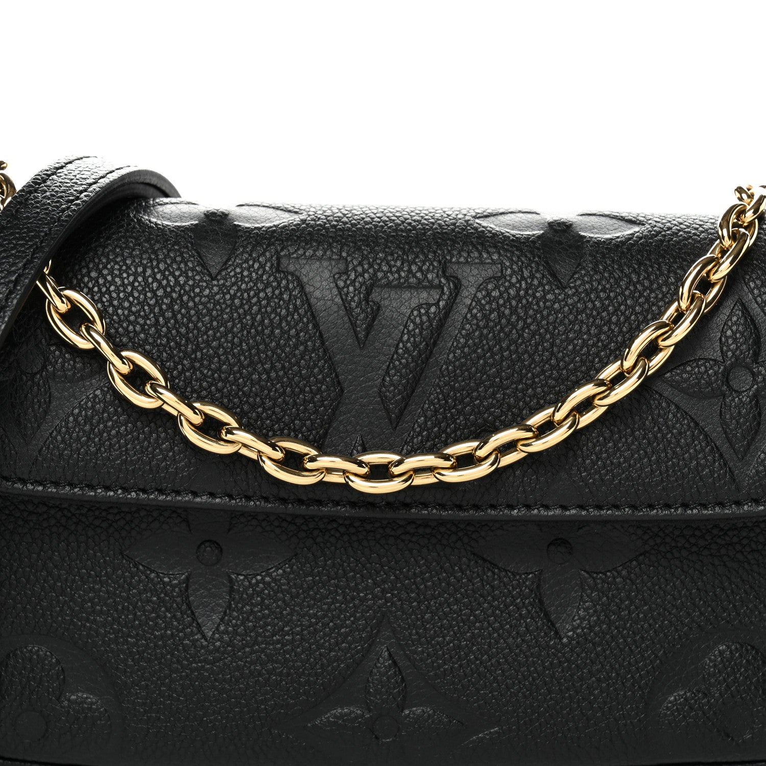 Louis Vuitton Empreinte Monogram Giant Ivy Wallet On Chain Black 7 of 11