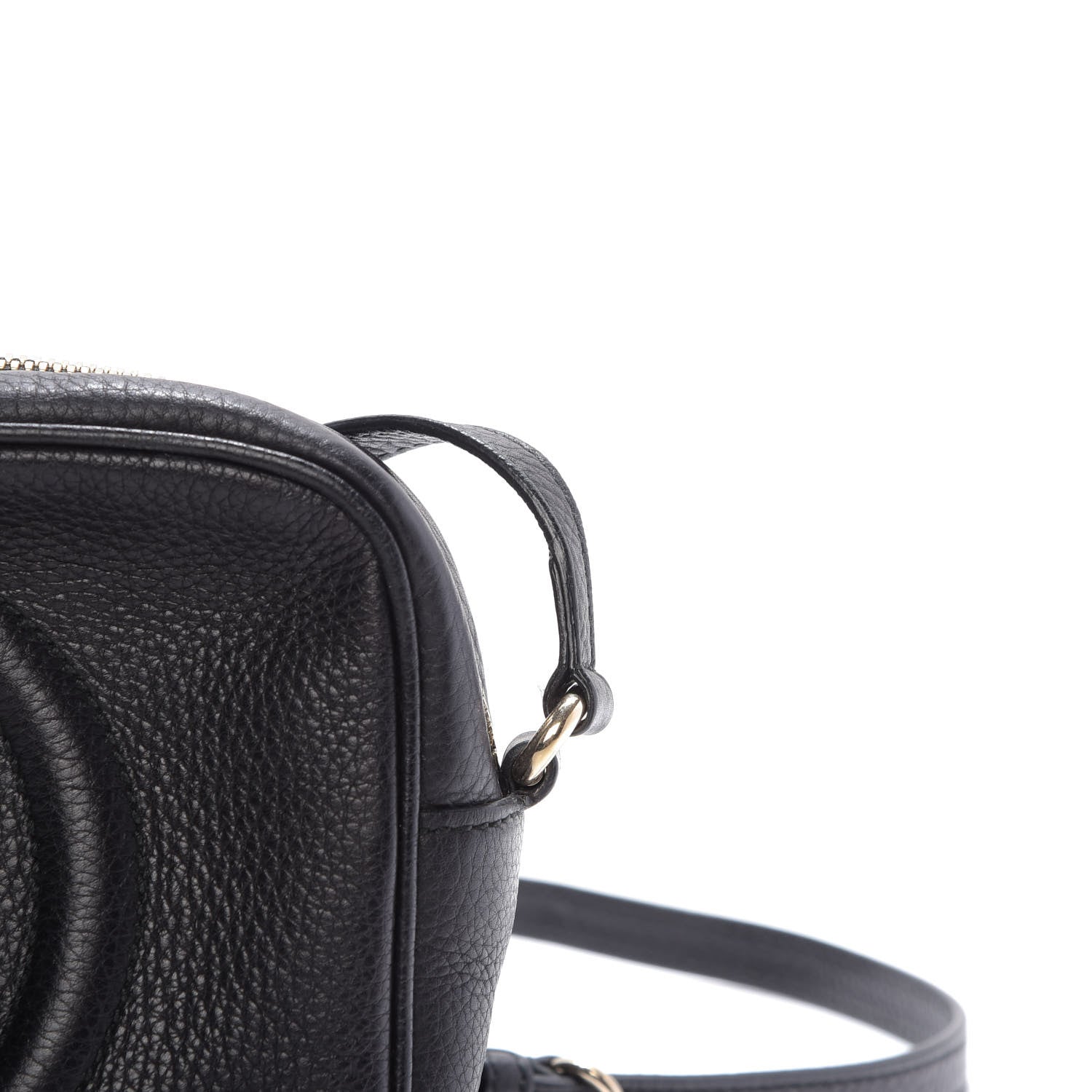 Gucci Pebbled Calfskin Small Soho Disco Bag Black 12 of 13