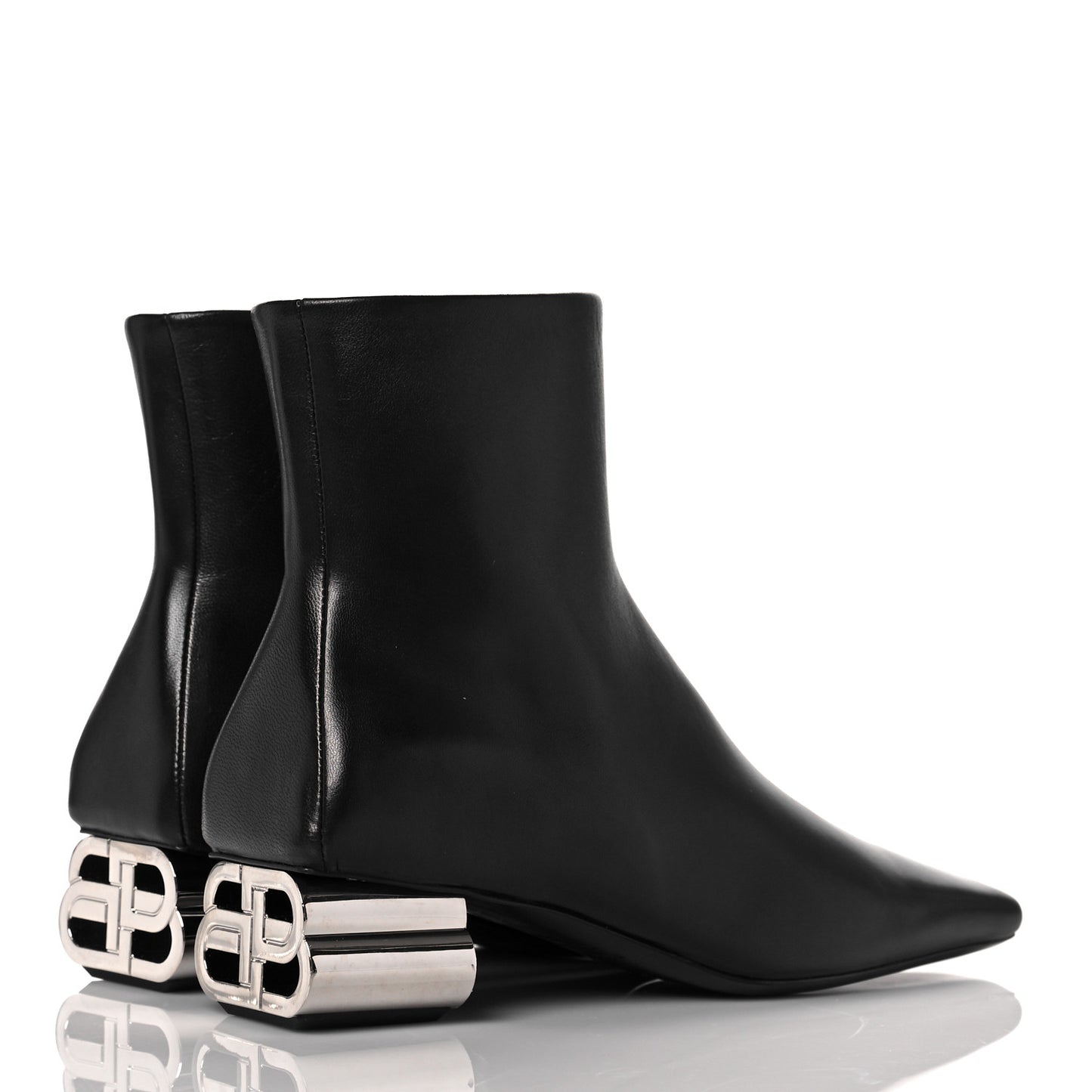 Sheepskin Typo Ankle Booties 35.5 Black