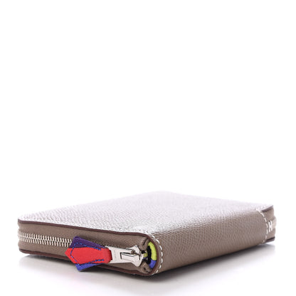 Hermes Epsom Silk'in Compact Wallet Etoupe 4 of 8