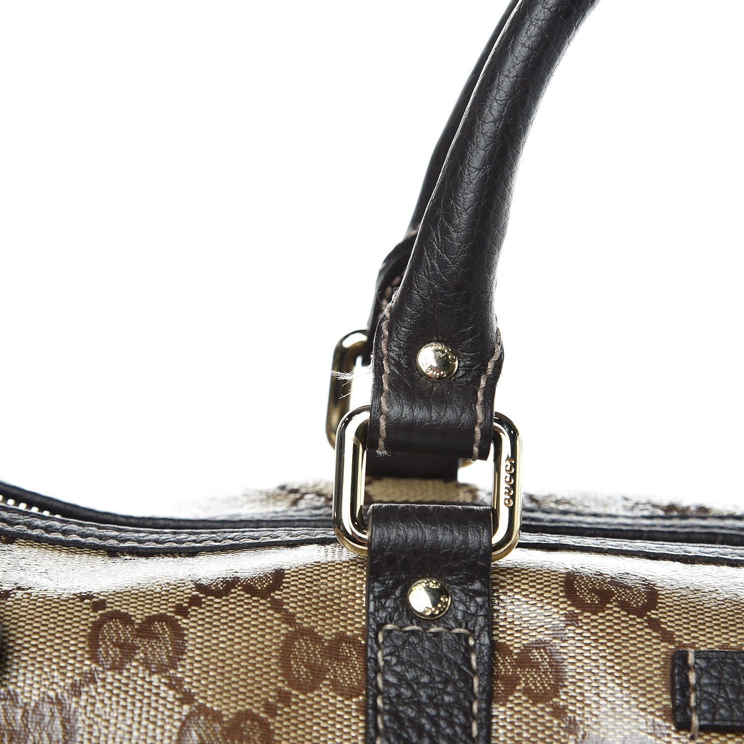 Gucci Crystal Monogram Medium Joy Boston Dark Brown 11 of 11
