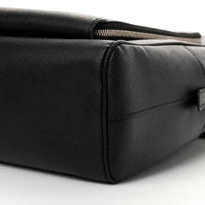 Prada Saffiano Backpack Black 9 of 12