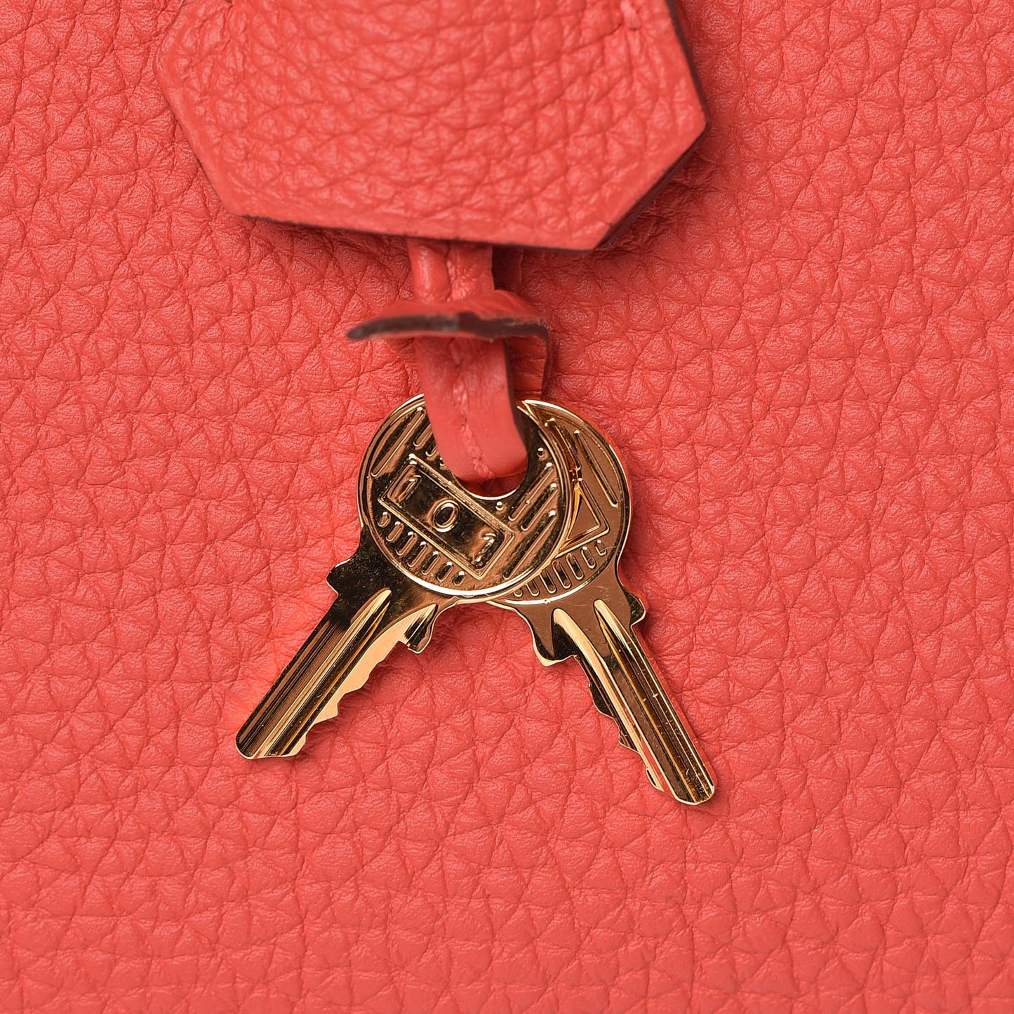 Togo Birkin 30 Rouge Pivoine