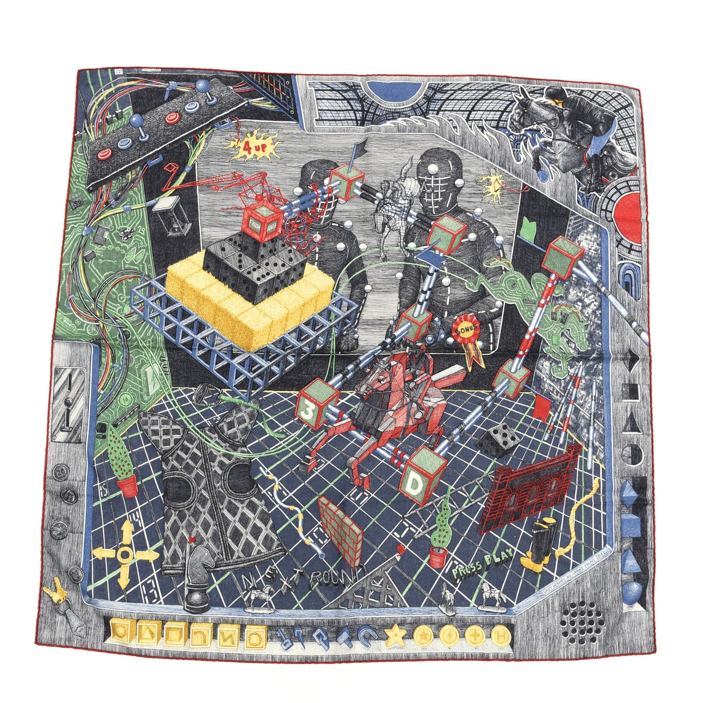 Cashmere Silk The Game Scarf 100