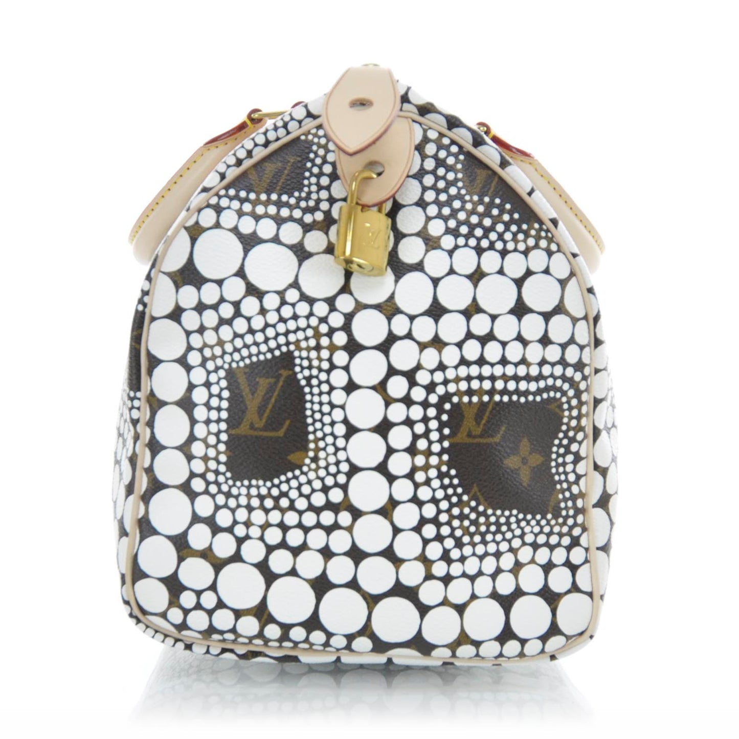 Monogram Kusama Town Speedy 30 White