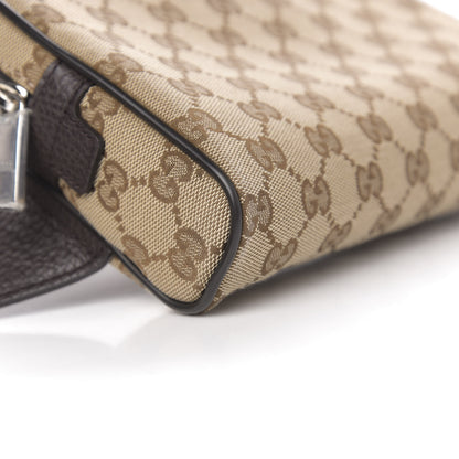 Gucci Monogram Belt Bag Dark Brown 15 of 19