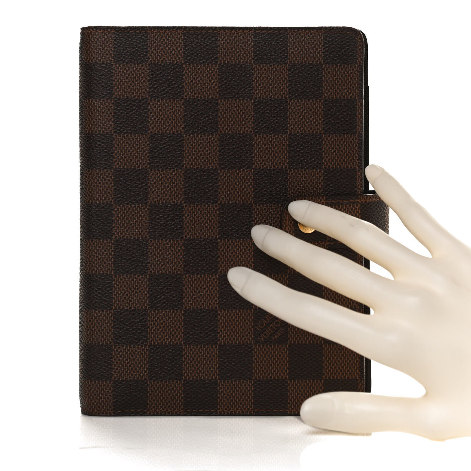 Louis Vuitton Damier Ebene Medium Ring Agenda Cover 2 of 11