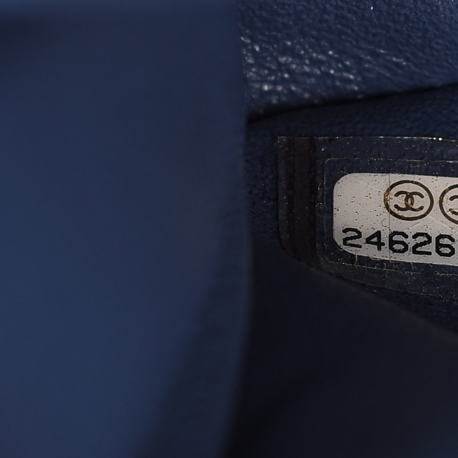 Chanel Caviar Quilted Medium Double Flap Navy 9 of 11