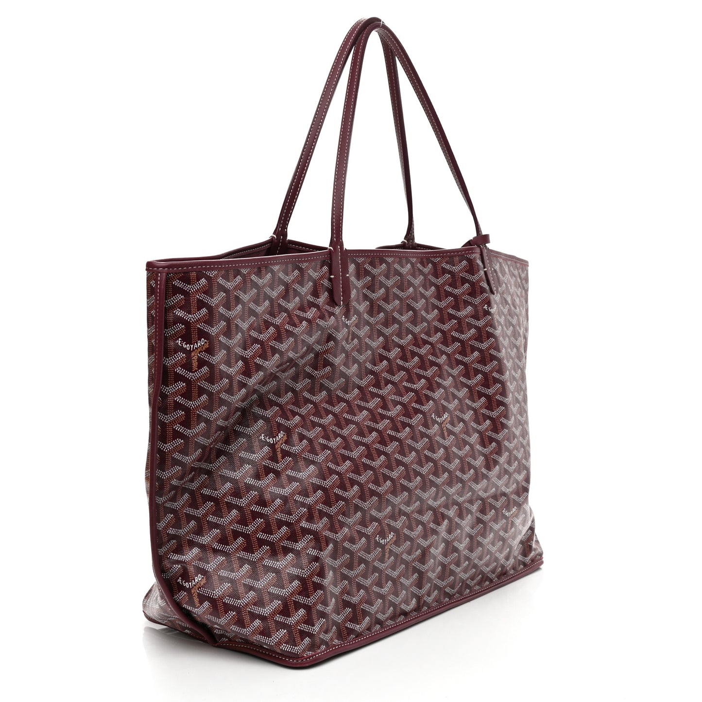 Goyardine Reversible Anjou GM Burgundy