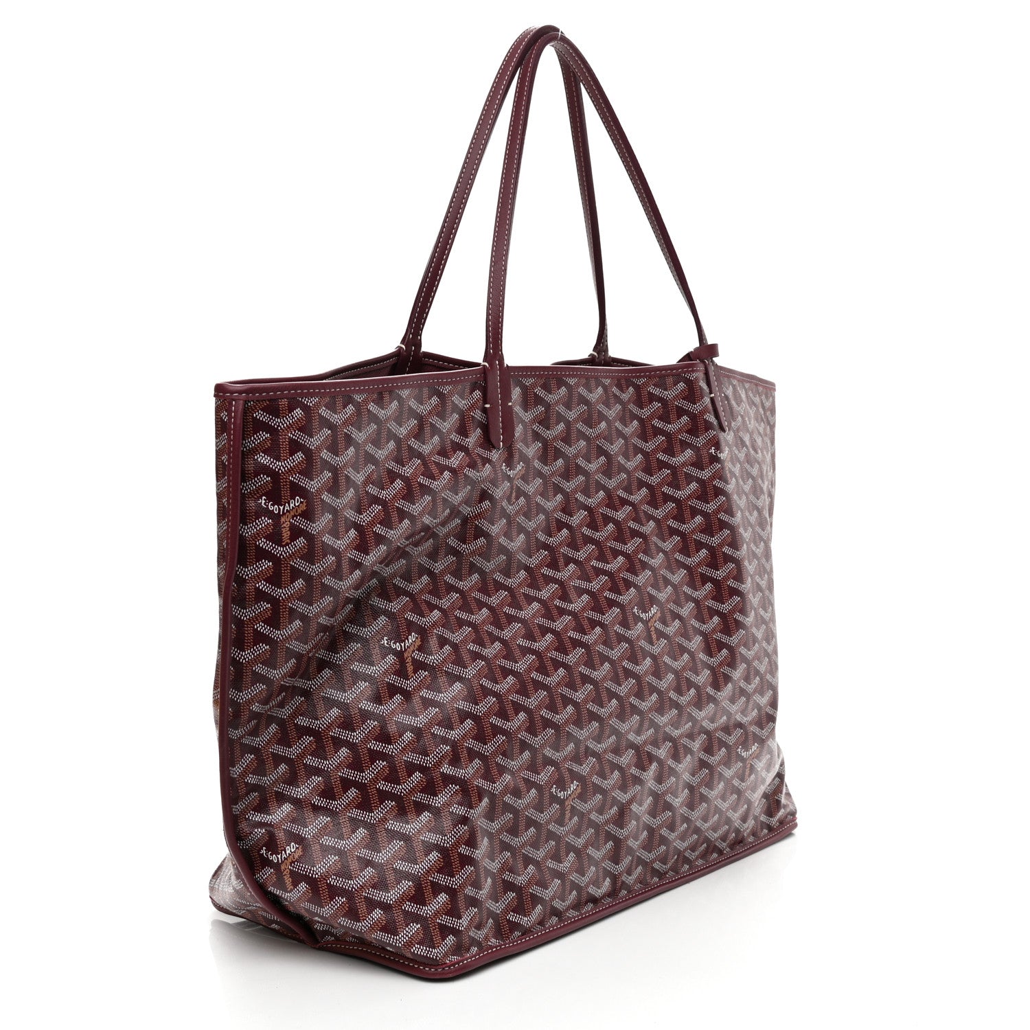 Goyard Goyardine Reversible Anjou GM Burgundy 3 of 8