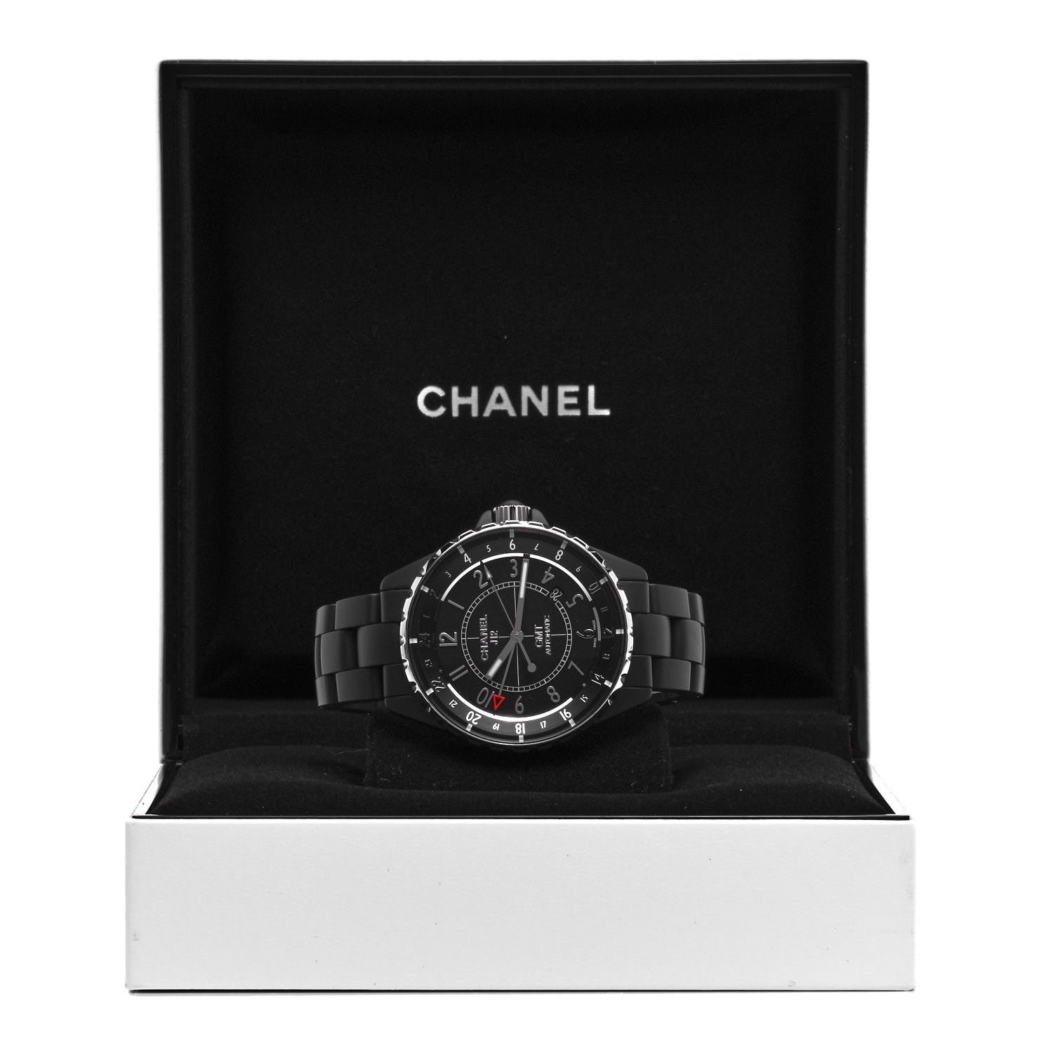 Chanel Stainless Steel Matte Ceramic 41mm J12 GMT Automatic Watch Black 5 of 5