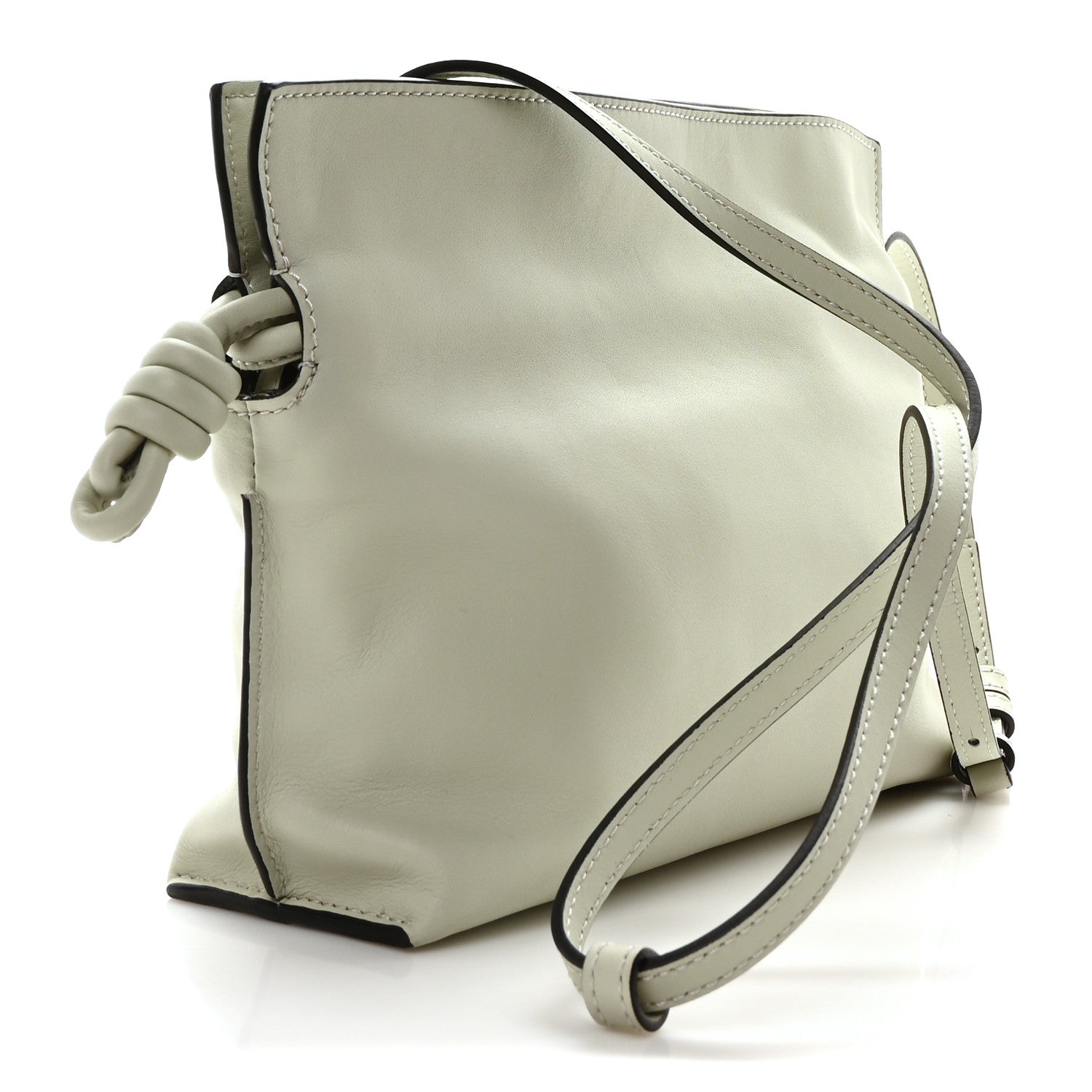 Loewe Calfskin Flamenco Knot Clutch Light Celadon 3 of 9