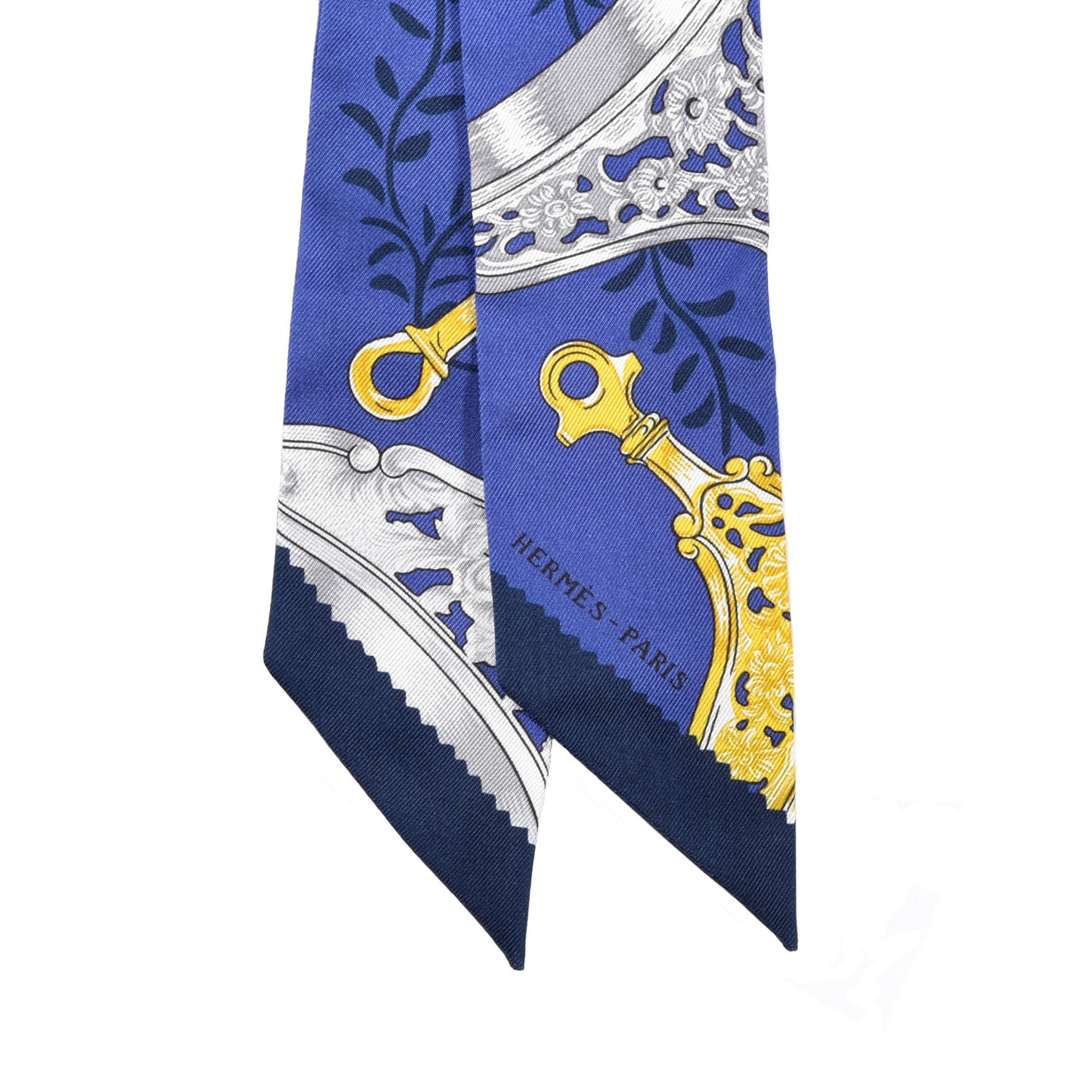 Silk Etriers Remix Twilly Marine White Or
