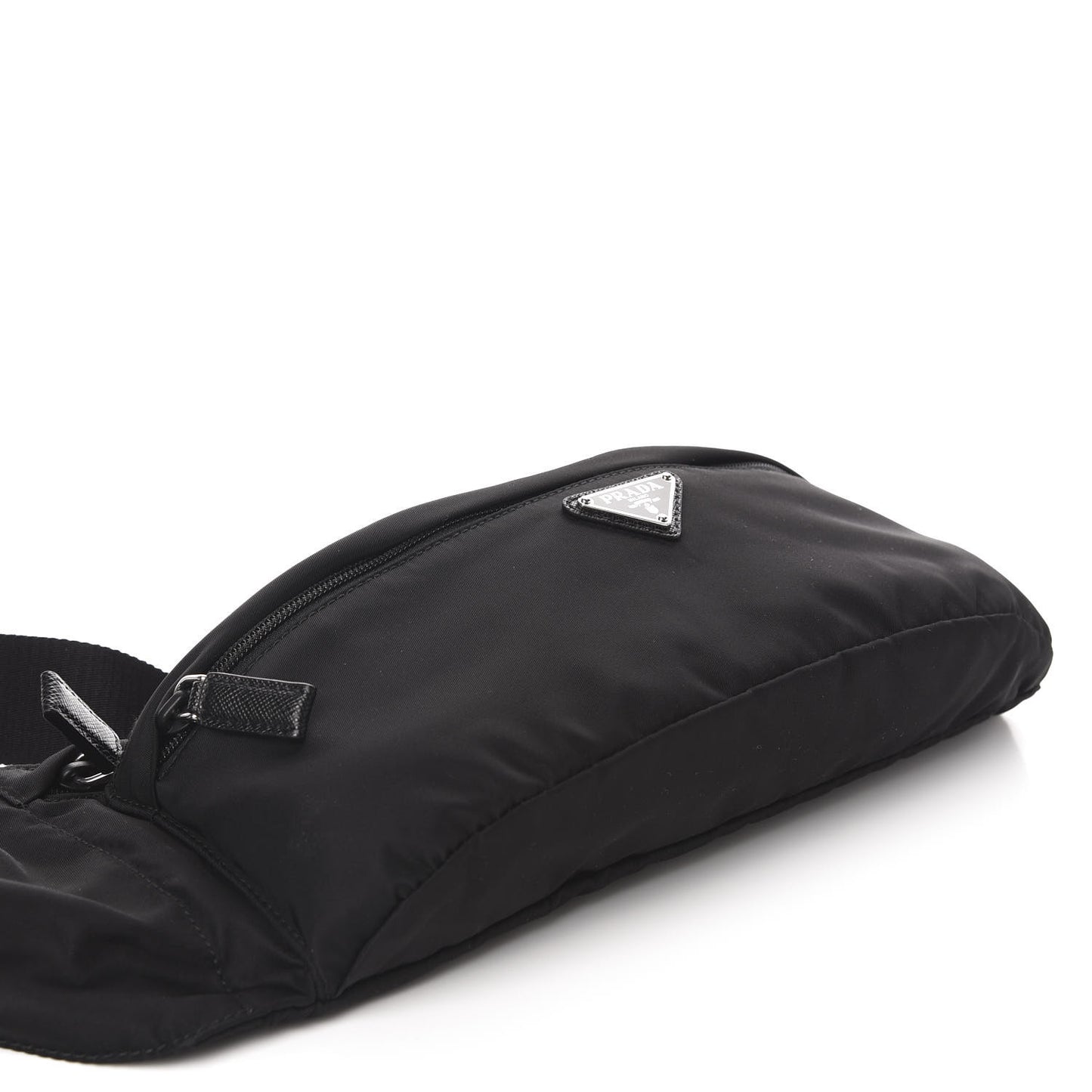 Tessuto Nylon Montagna Belt Bag Black
