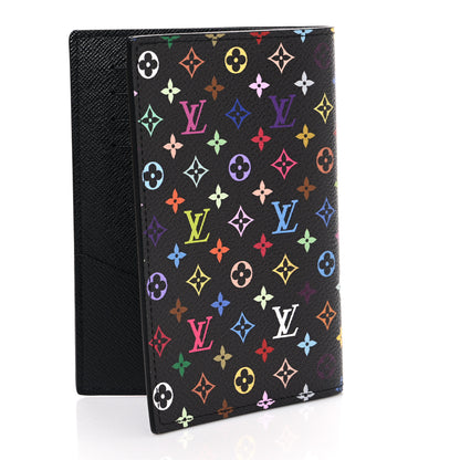 Louis Vuitton LV X TM Monogram Multicolor Passport Cover Black 3 of 7