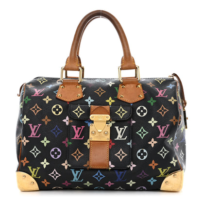 Louis Vuitton Monogram Multicolor Speedy 30 Black 1 of 13