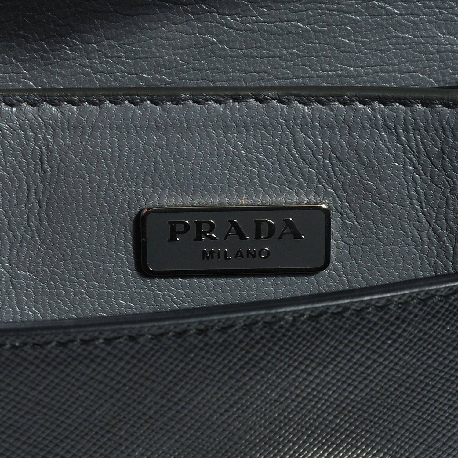 Prada Saffiano Mini Sound Crossbody Bag Black 6 of 8
