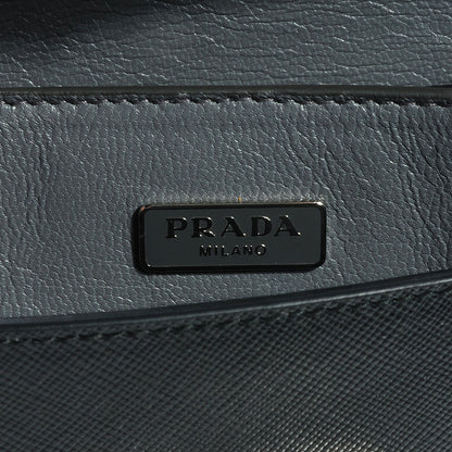 Prada Saffiano Mini Sound Crossbody Bag Black 6 of 8