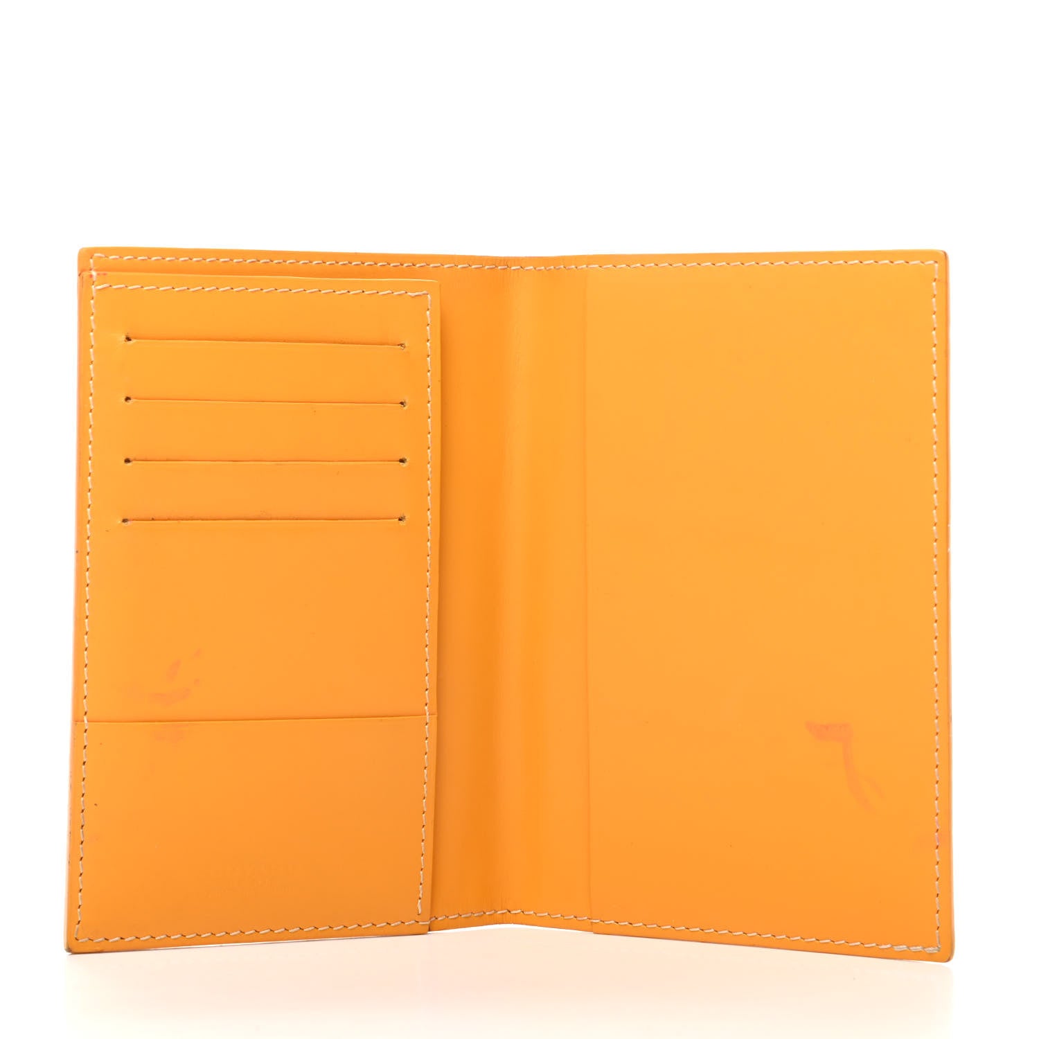 Goyard Goyardine Passport Wallet Yellow 5 of 9