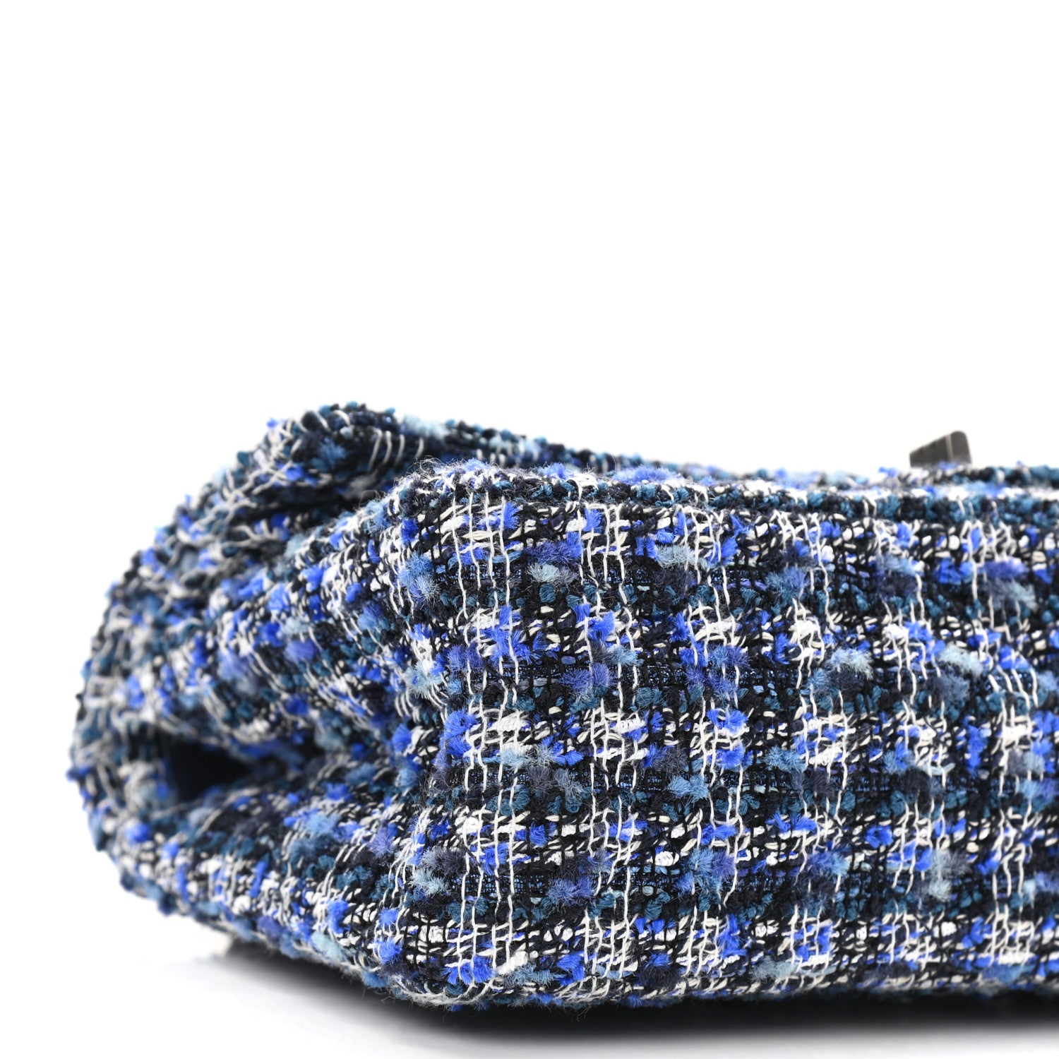 Chanel Tweed Quilted 2.55 Reissue 225 Flap Blue 9 of 10