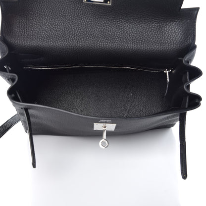Hermes Togo Kelly Retourne 28 Black 6 of 7