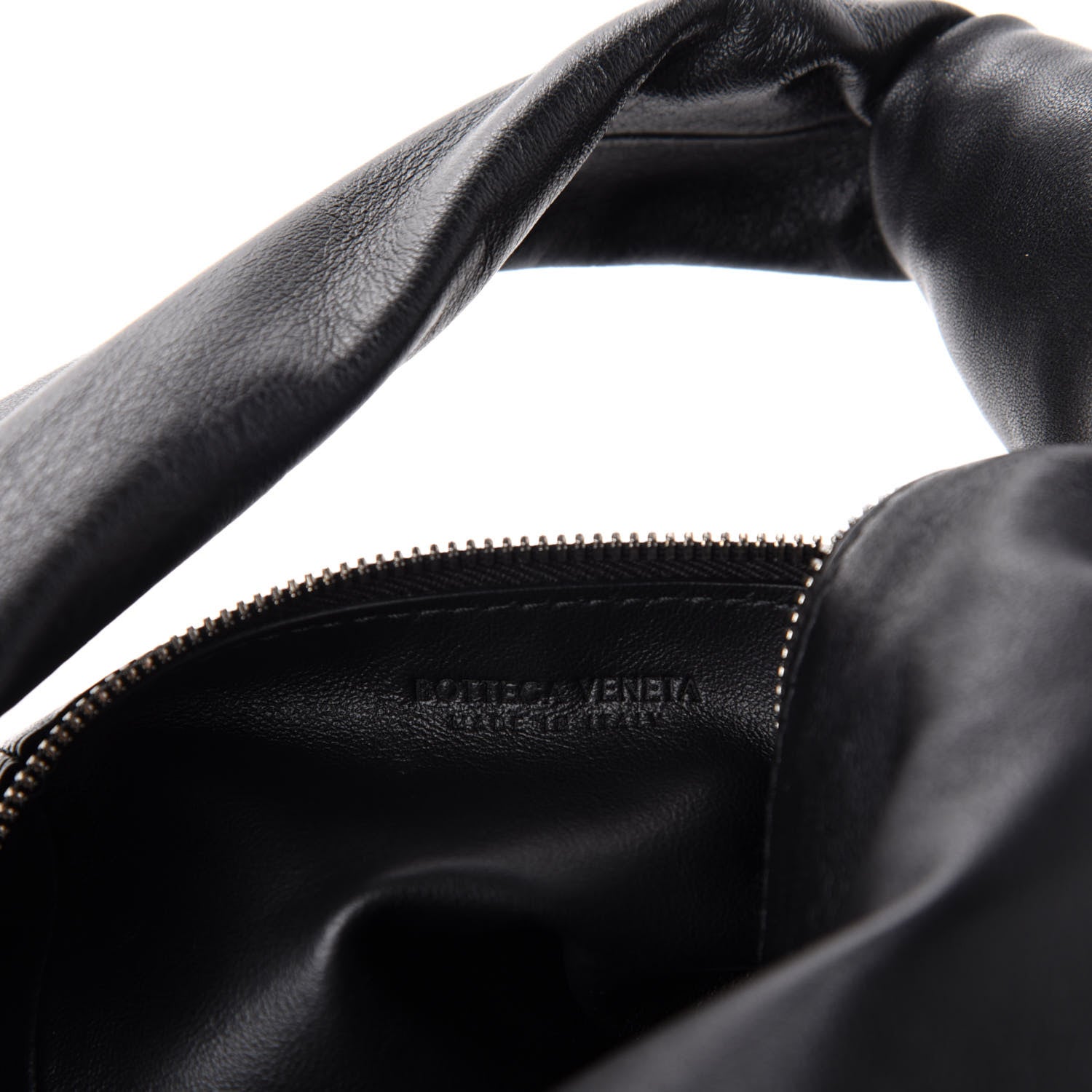 Bottega Veneta Nappa Mini Double Knot Bag Black 8 of 11