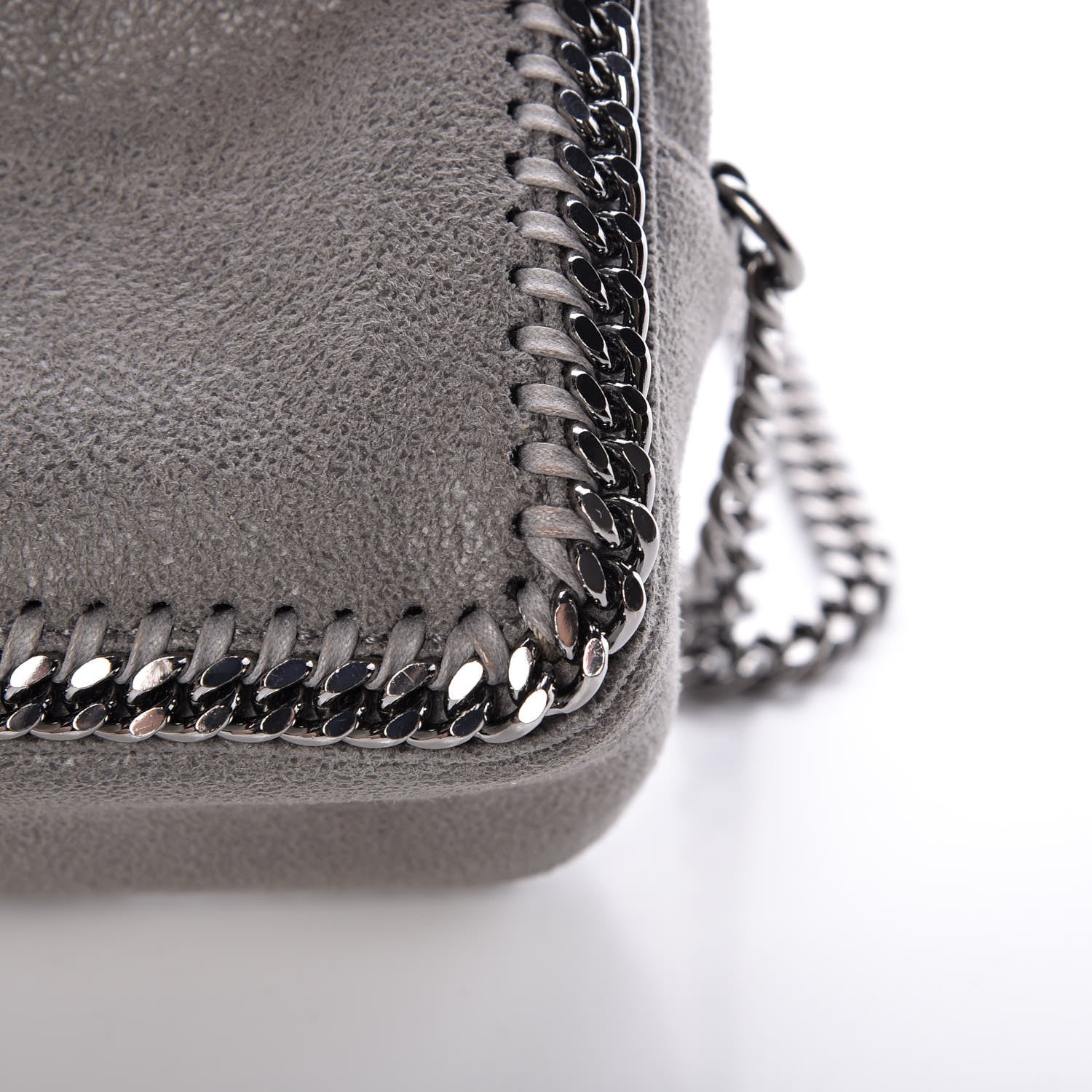 Stella McCartney Shaggy Deer Falabella Crossbody Camera Bag Light Grey 15 of 16