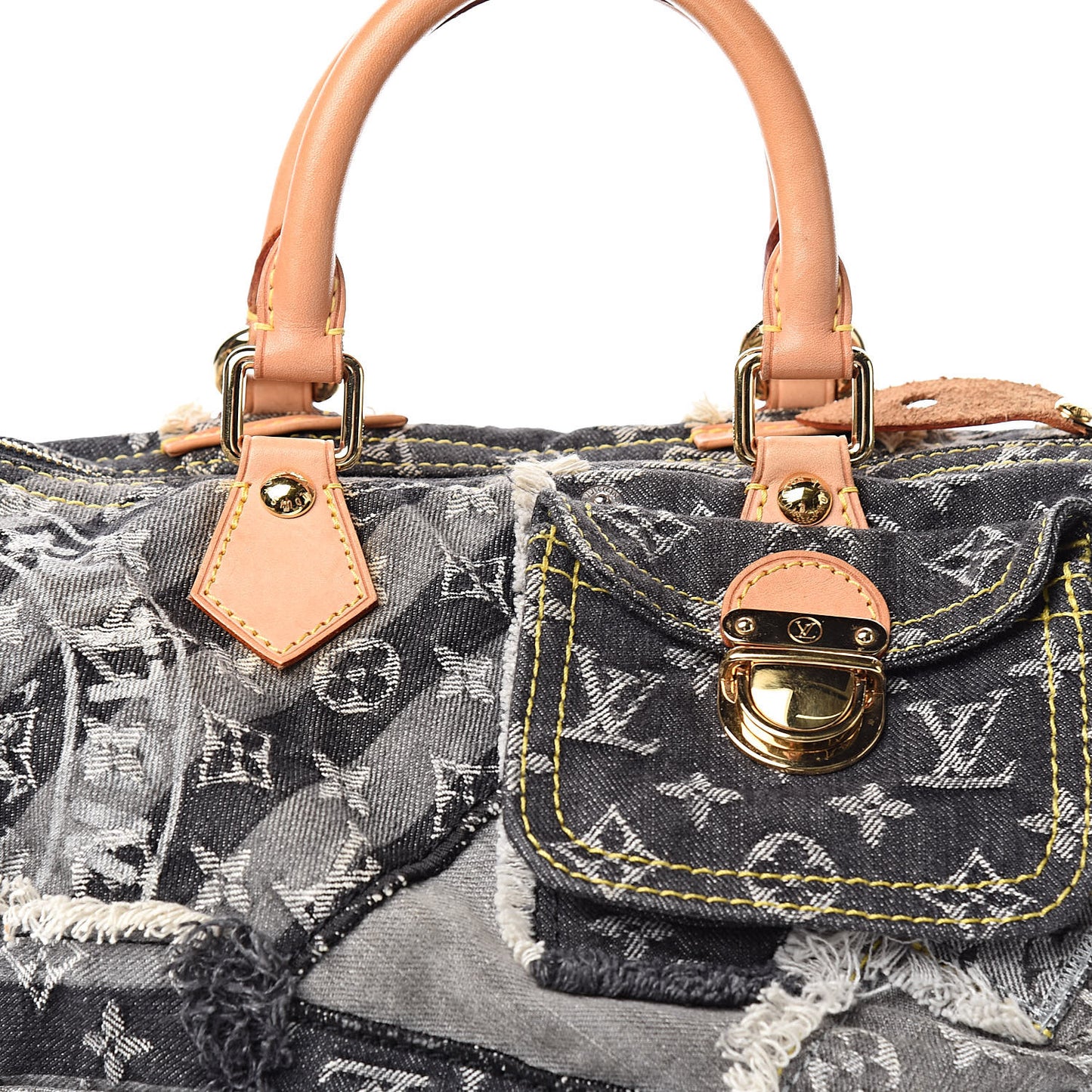 Denim Patchwork Speedy 30 Grey