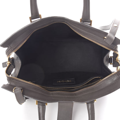 Saint Laurent Sheepskin Small Cabas ChYc Grey 5 of 10