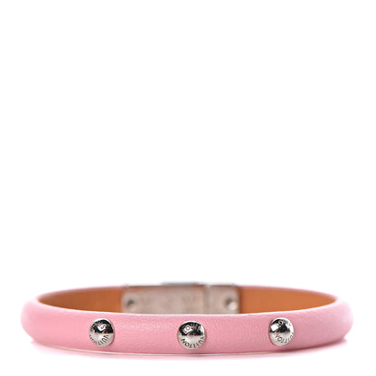 Louis Vuitton Calfskin Yummy LV Bracelet 17 Pink 1 of 7