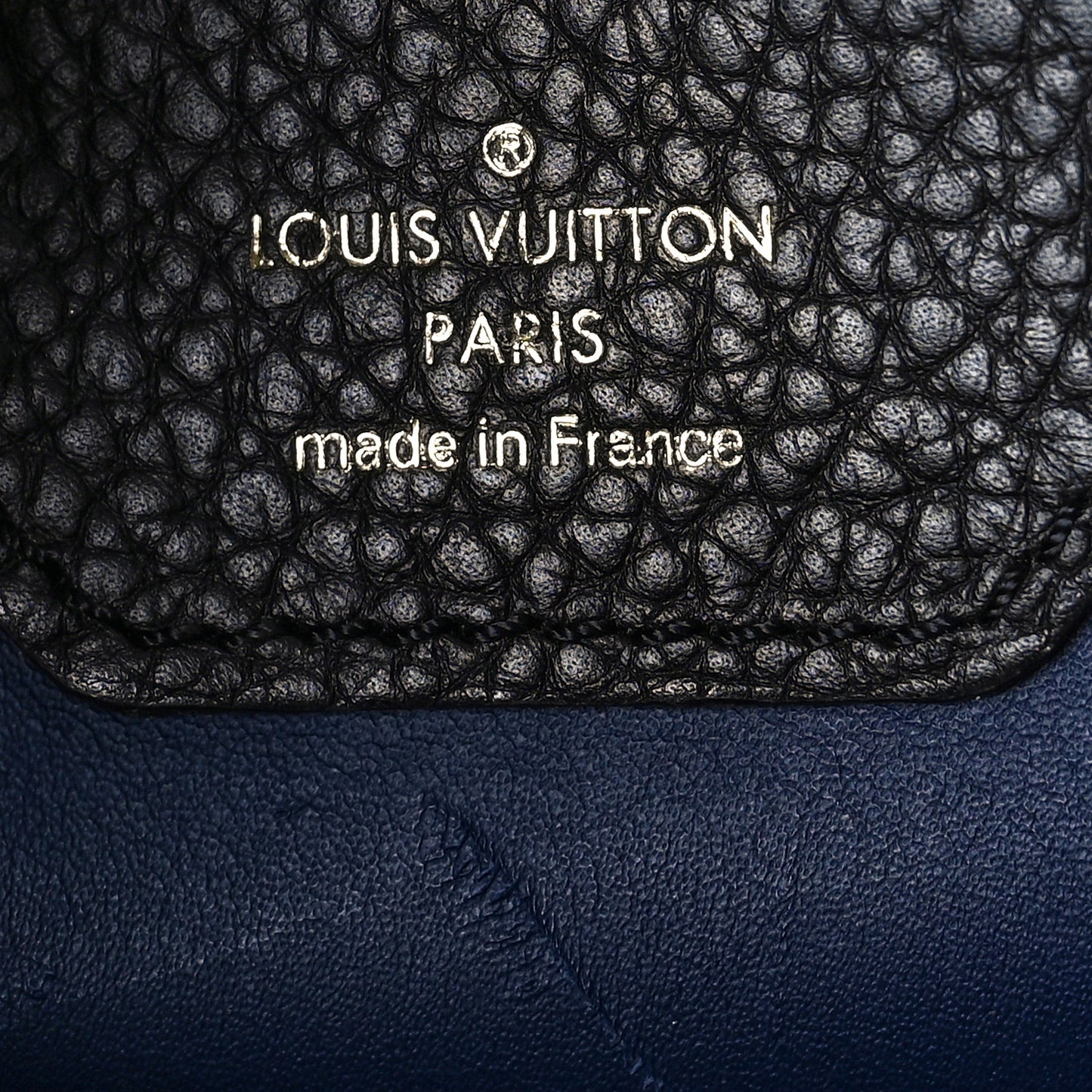 Taurillon Flower Capucines PM Black Blue