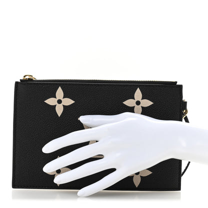 Louis Vuitton Empreinte Monogram Giant Neonoe MM Pochette Black Beige 2 of 8