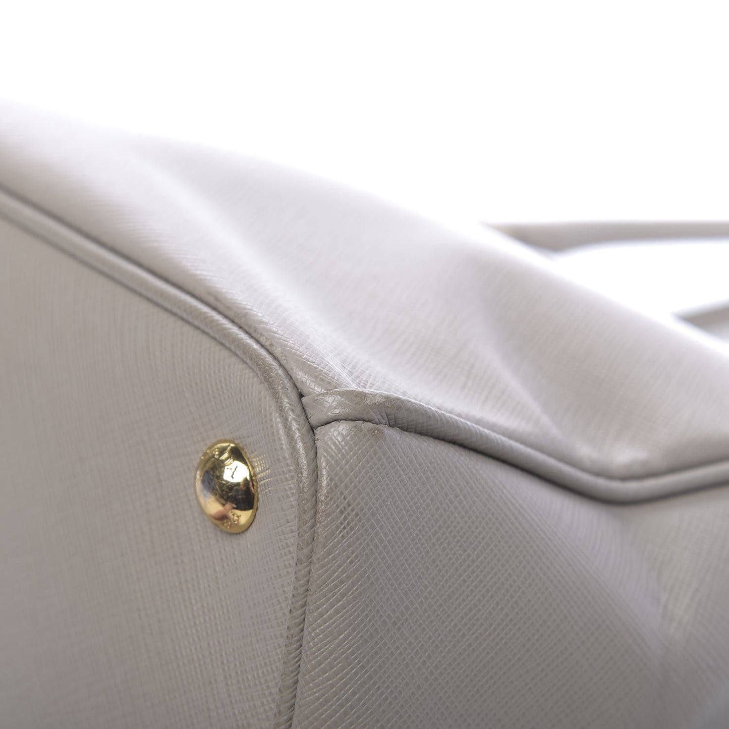 Saffiano Large Galleria Double Zip Tote Pomice