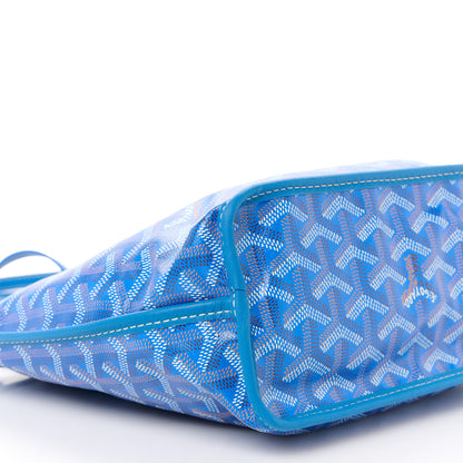 Goyard Goyardine Coeur Reversible Mini Anjou Sky Blue 16 of 20