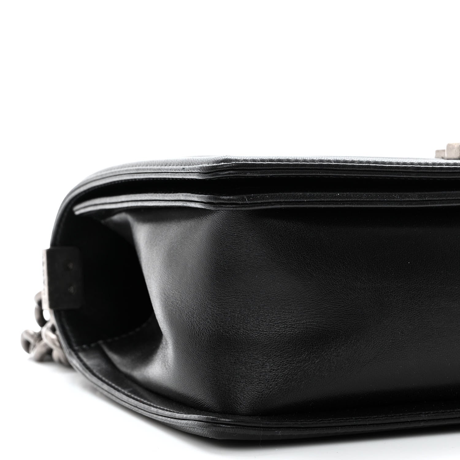 Chanel Lambskin Quilted Medium Boy Flap Black 9 of 10