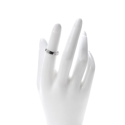 Cartier 18K White Gold 3.5mm LOVE Wedding Band Ring 50 5.25 2 of 6