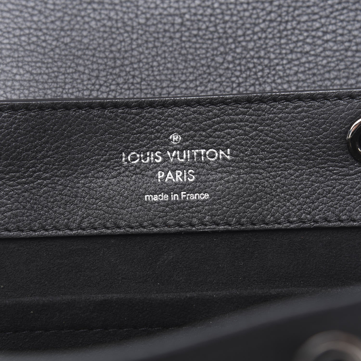 Louis Vuitton Calfskin Lockme Backpack Black 5 of 8