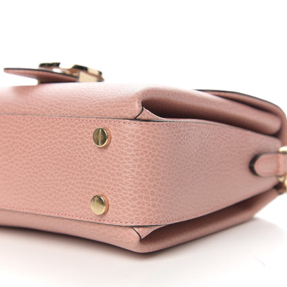 Gucci Dollar Calfskin Interlocking G Top Handle Shoulder Bag Soft Pink 8 of 10