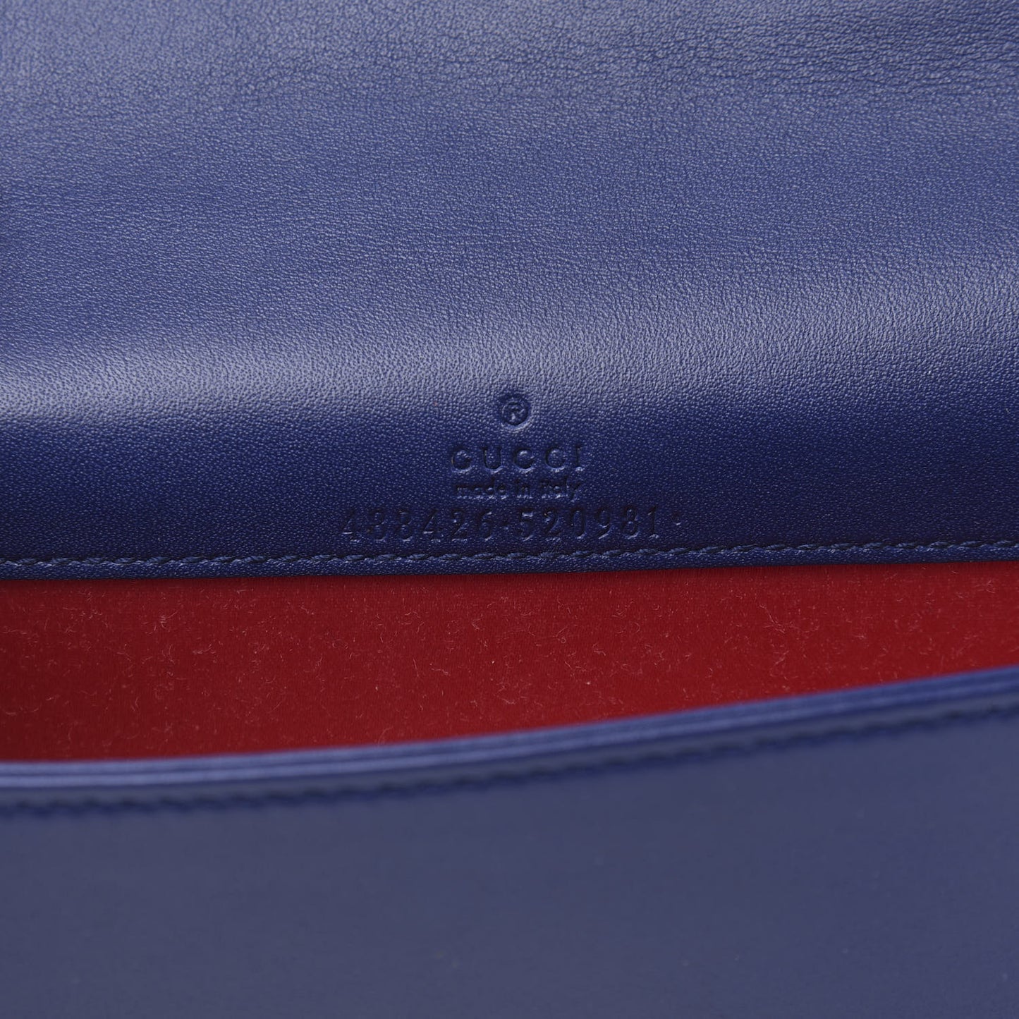 Velvet Matelasse GG Marmont Mini Bag Cobalt Blue