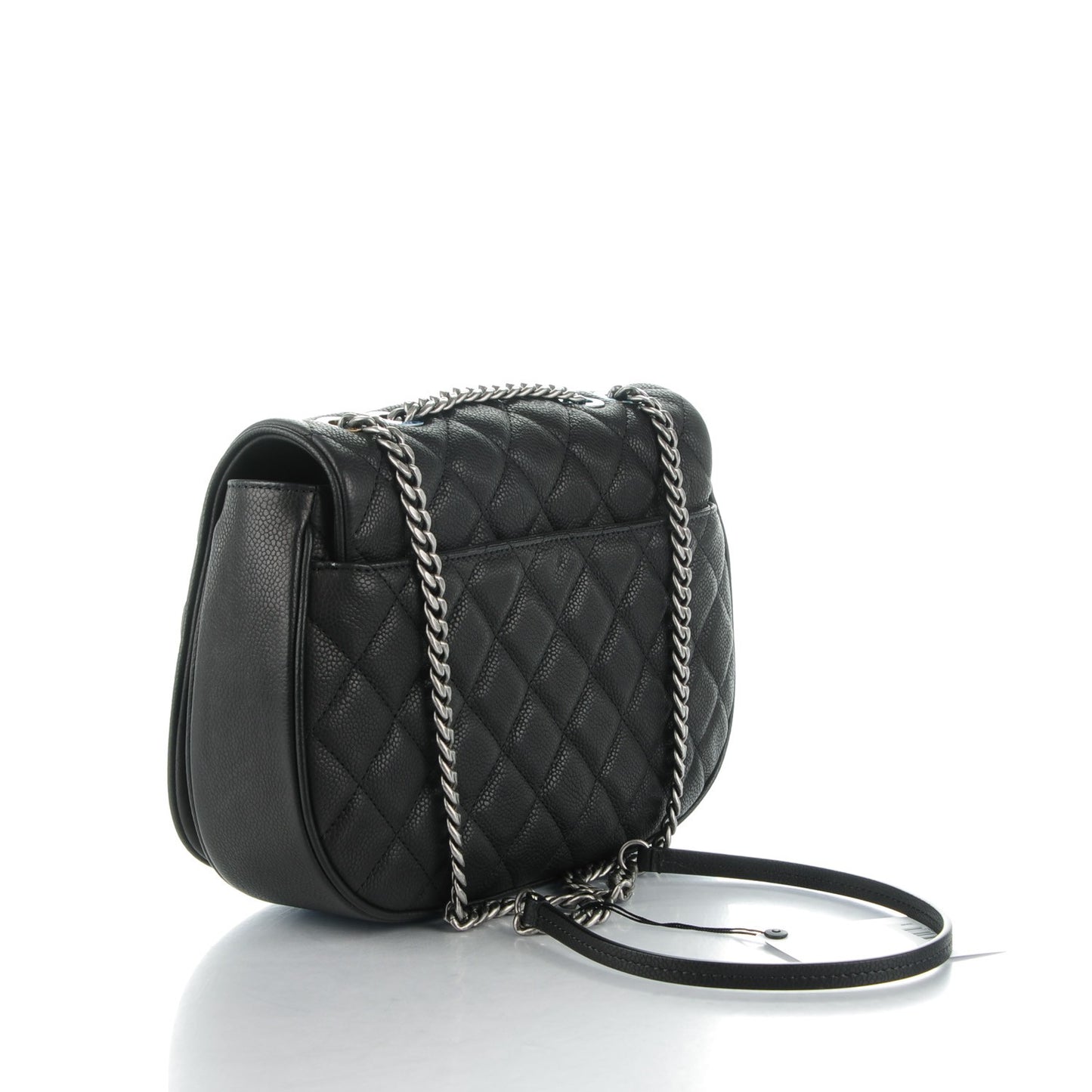 Caviar Casual Pocket Messenger Flap Black