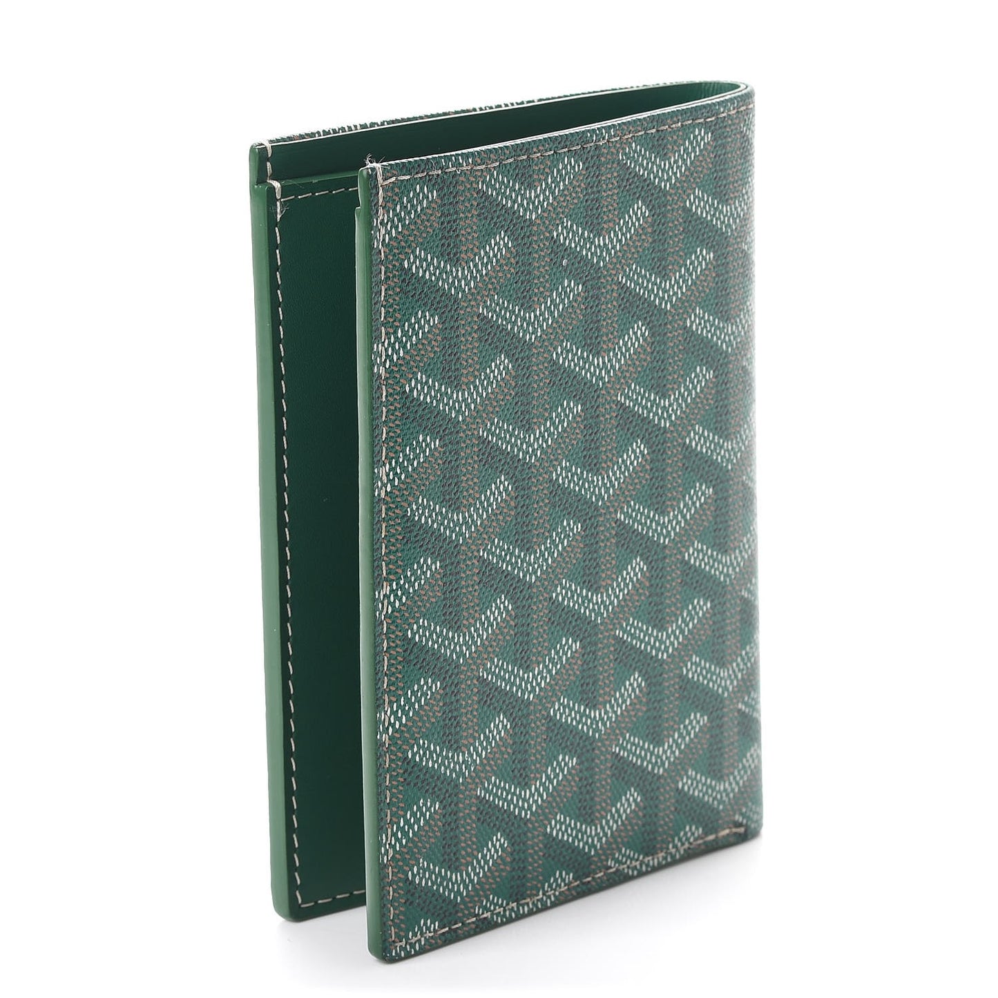 Goyardine Moliere Wallet Green