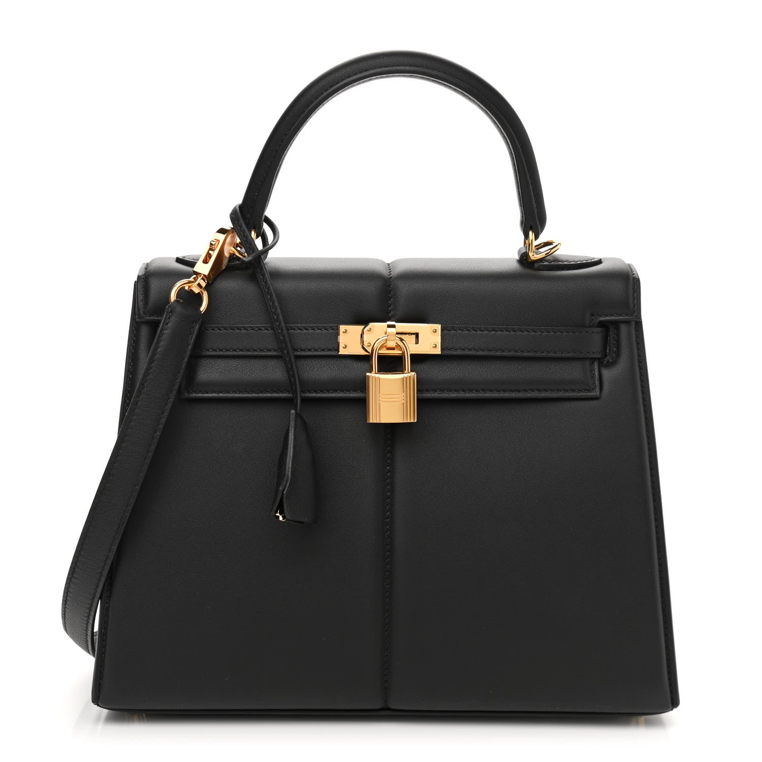 Hermes Swift Kelly Padded Sellier 25 Black 1 of 13